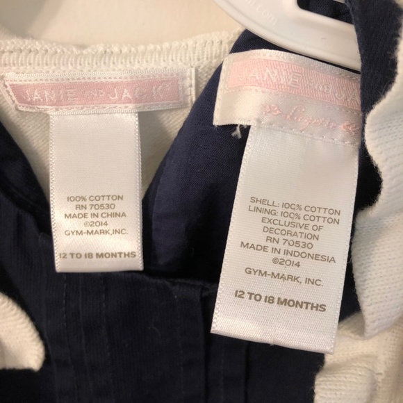 Janie and Jack Dress and Cardigan set 12-18 mos - Picture 4 of 5